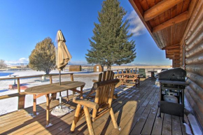 Dillon Log Home with Hot Tub by Beaverhead and Hiking!